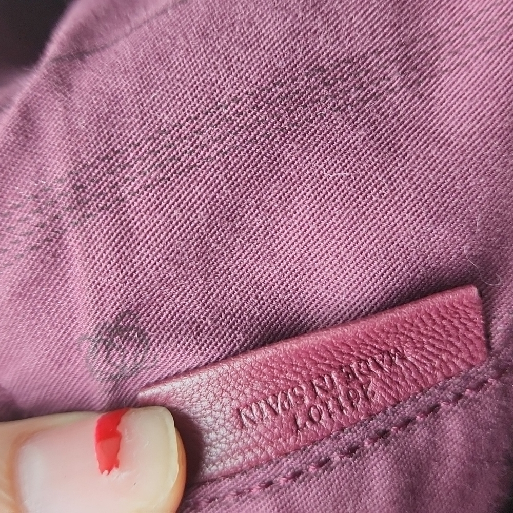 Loewe May 36 Leather Ostrich Large Satchel Handle Bag - Picture 14 of 16